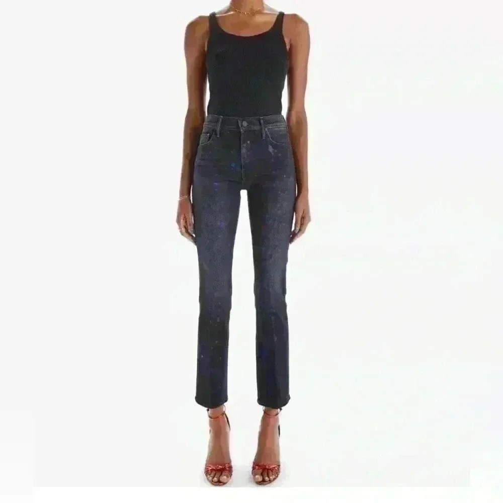 NWOT MOTHER the insider ankle in rain city lights size 26